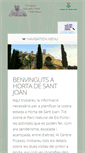 Mobile Screenshot of hortadesantjoan.cat